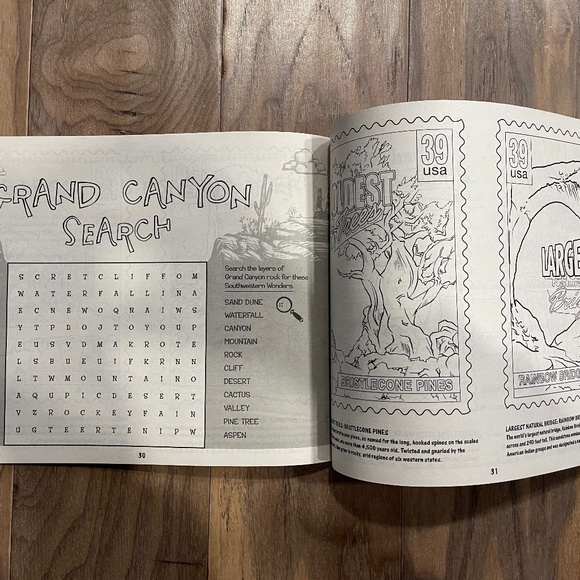 New "Meet the Wonders of America" Coloring/Activity Book - Picture 4 of 5